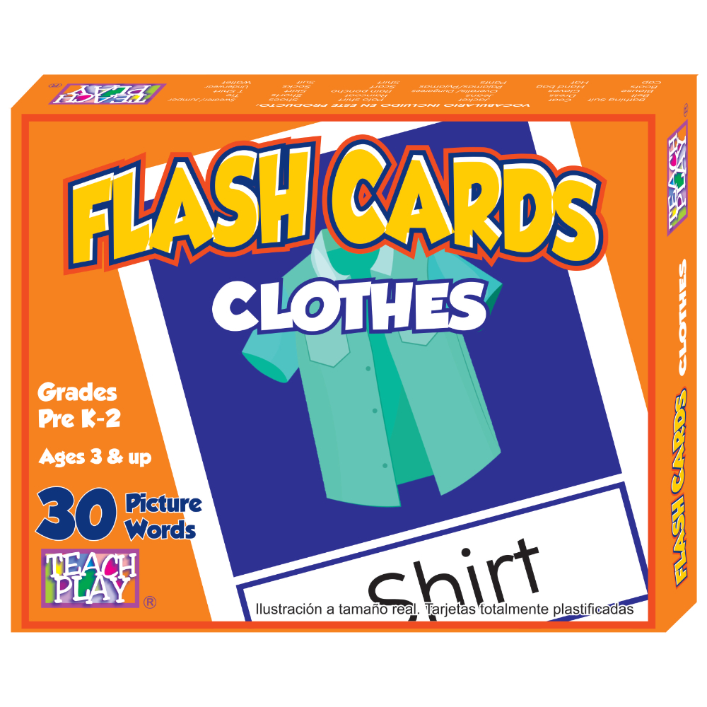 Flash Cards Clothes - Flash Cards