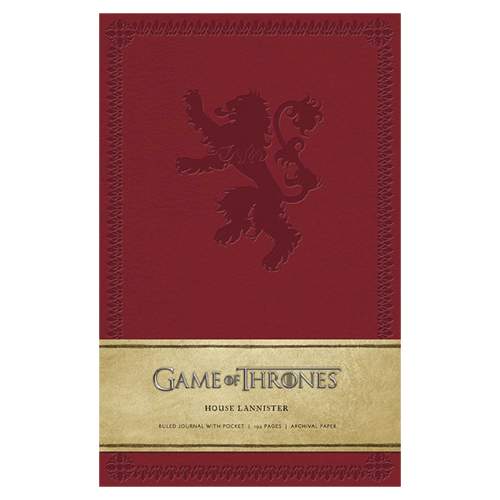  Journal Game Of Thrones: House Lannister Libreta Pasta Dura