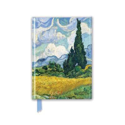 Van Gogh: Campo De Trigo Con Cipreses Libreta Pasta Dura