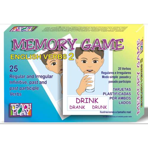 Memory Game English Verbs 2